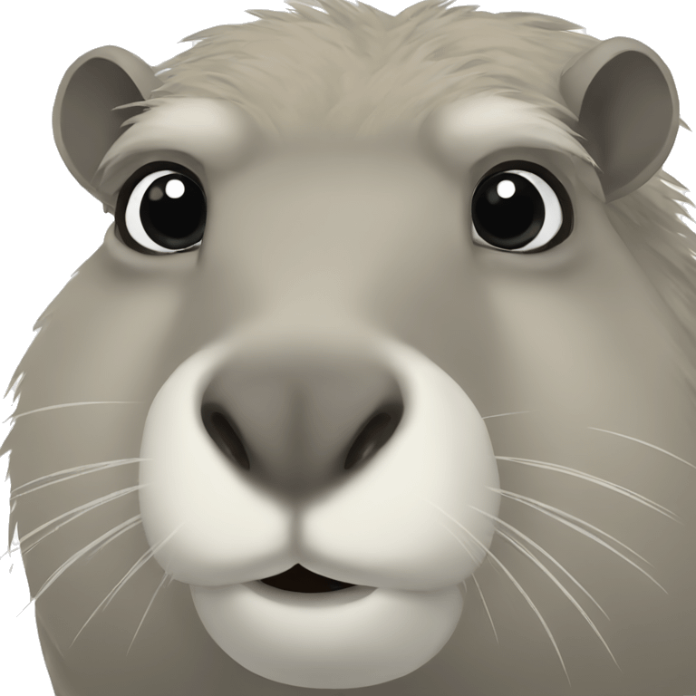 grey capybara emoji