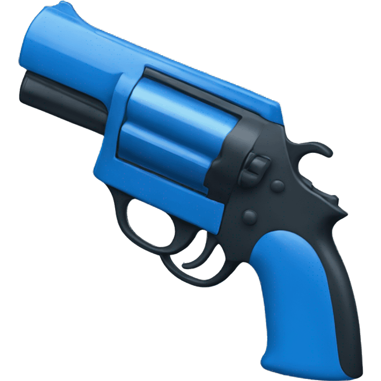 Blue gun emoji