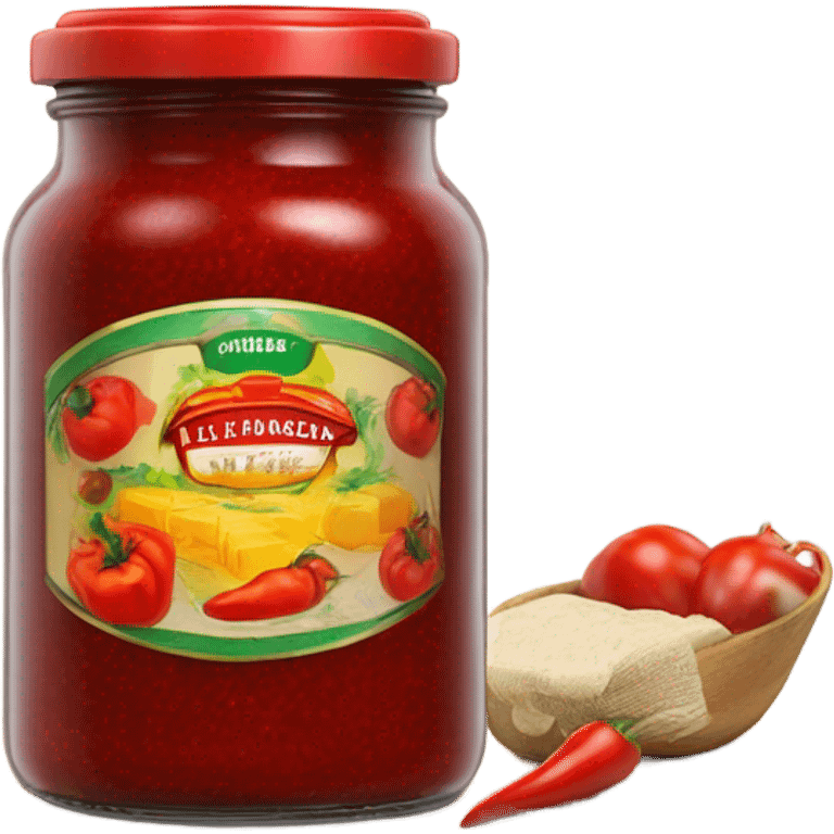 Jar of Ljutenica  emoji