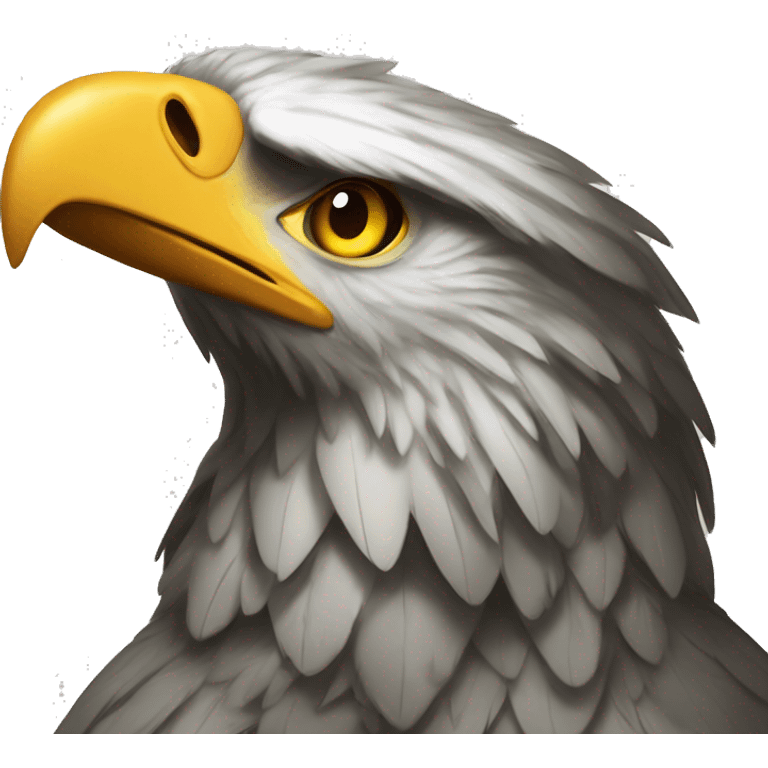 Aguila caricatura emoji