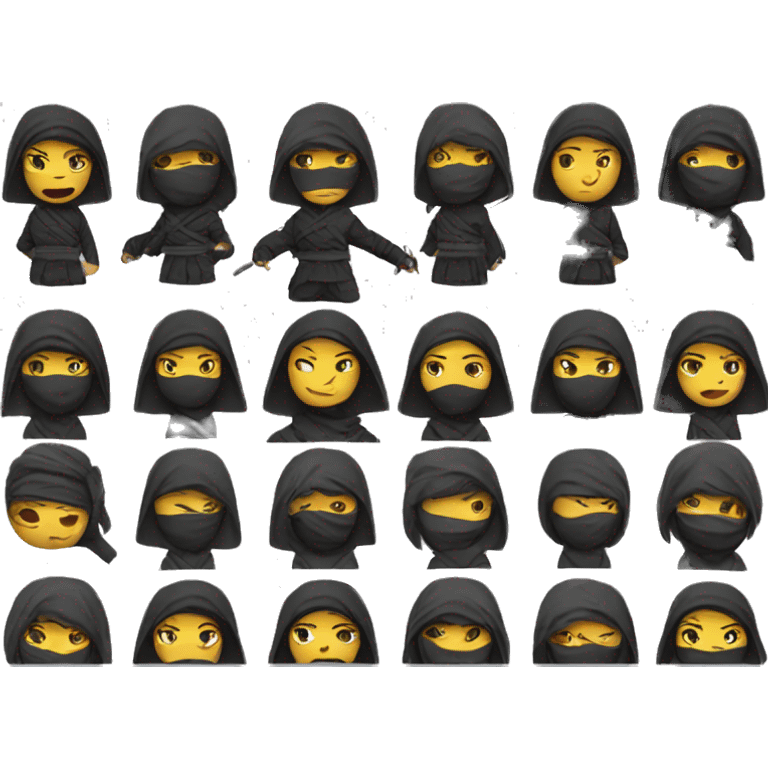 female ninja emoji