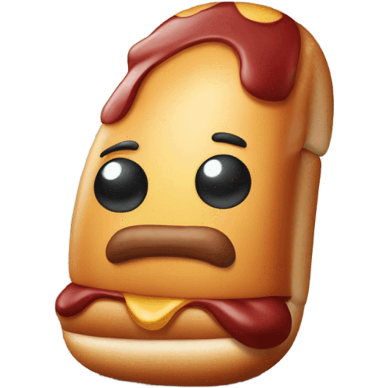 Angry weenie emoji