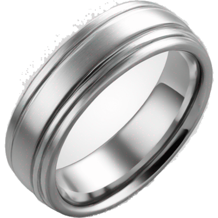 Male wedding ring platuinum sipmpl emoji