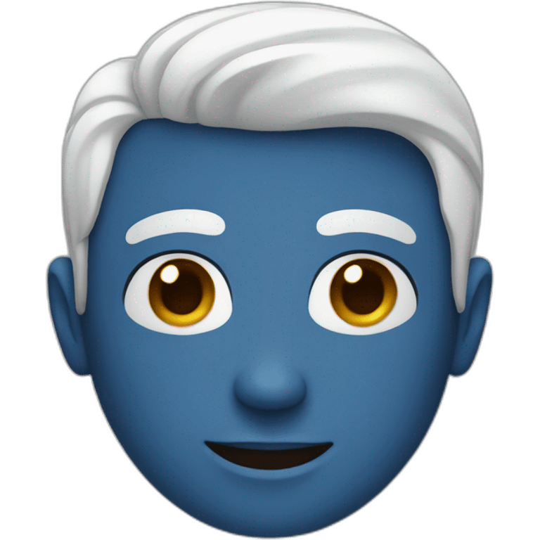 gift men with blue short and white skin emoji