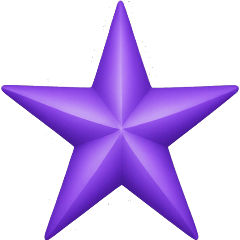 purple four pointed star emoji