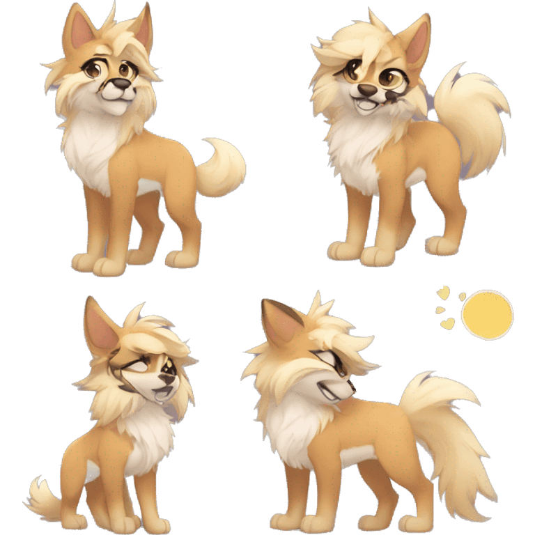 Cute Cool furry by Falvie, griffsnuff, LiLaiRa emoji