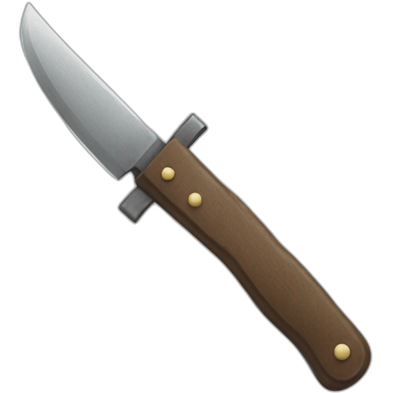 Castaña-cuchillo emoji