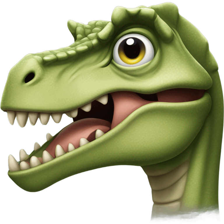 disgusted dinosaur  emoji