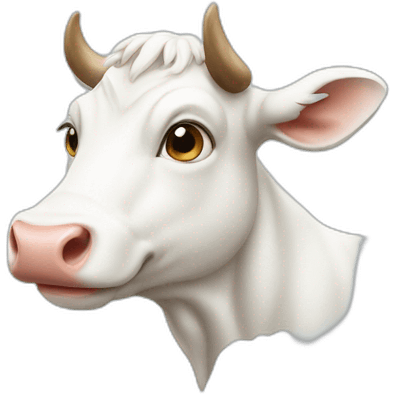 white cow emoji