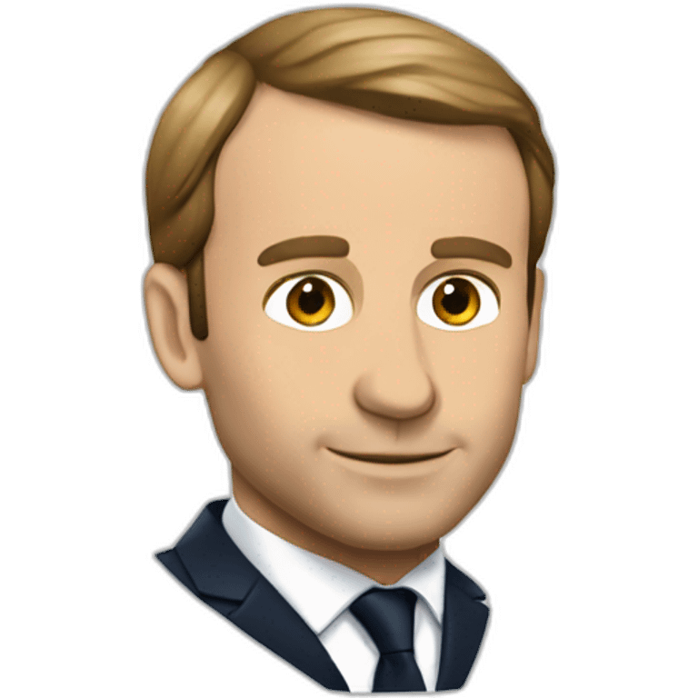 Macron sur un âne emoji