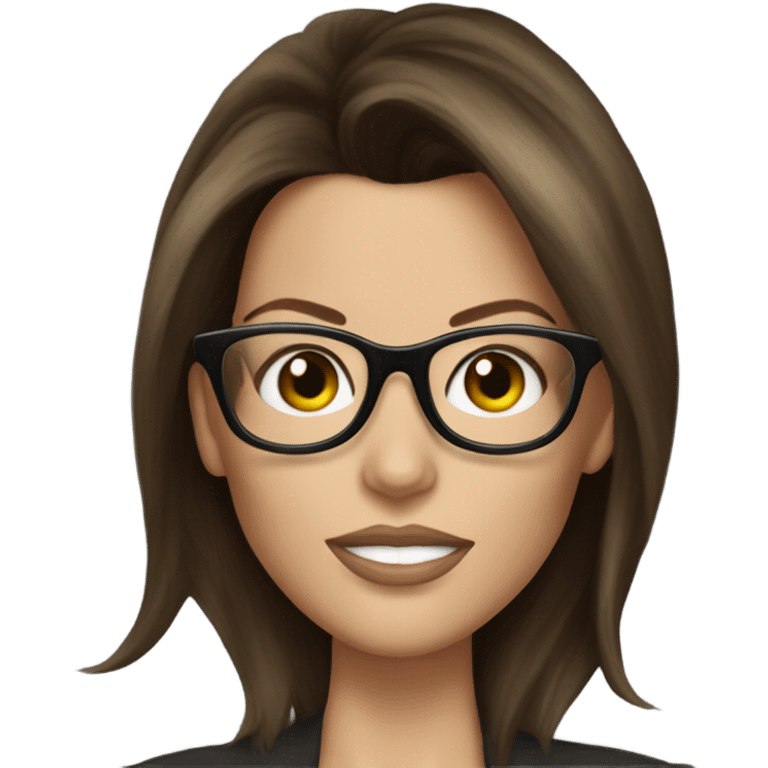 Kate Beckinsale with glasses  emoji