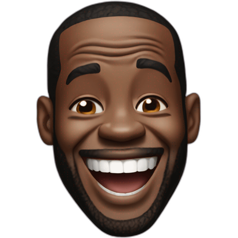 lebron james laughing emoji