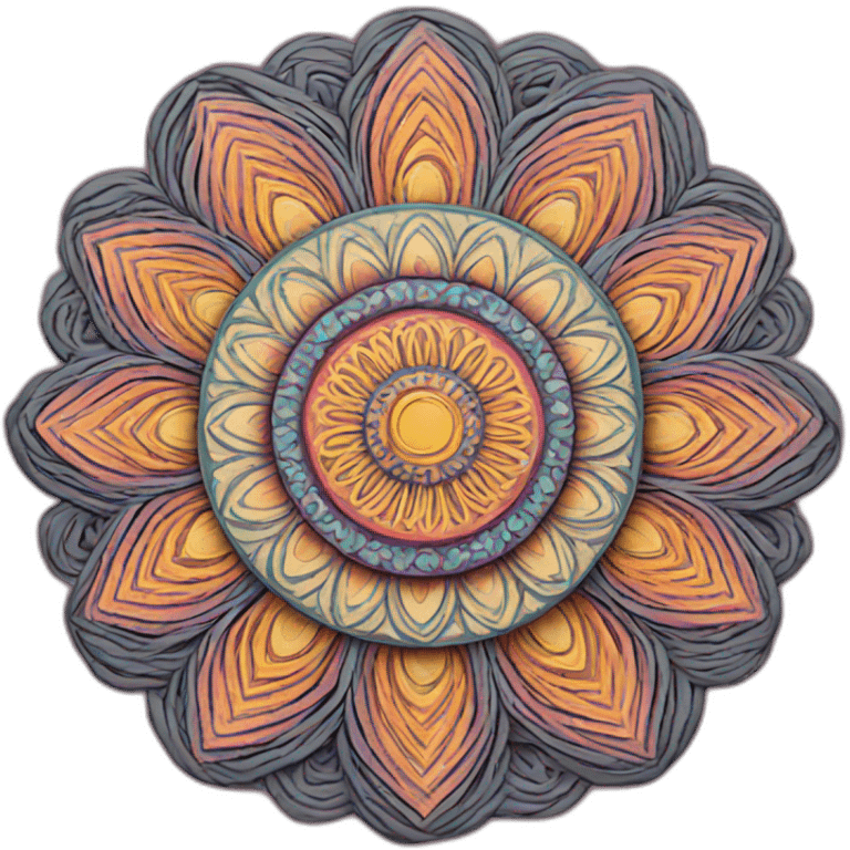 Mandala art emoji