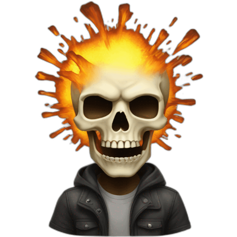 exploding skull emoji emoji