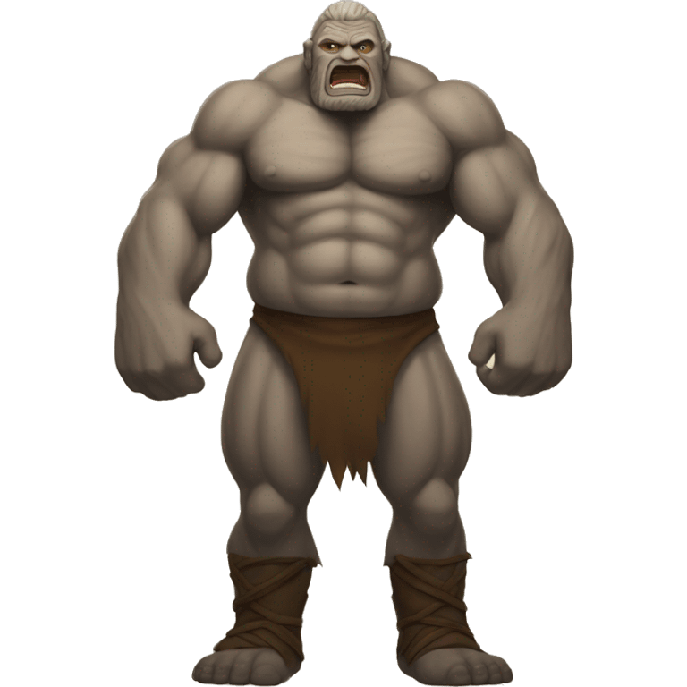 giant: Enormous humanoid creatures known for their strength and sometimes aggressive nature. emoji