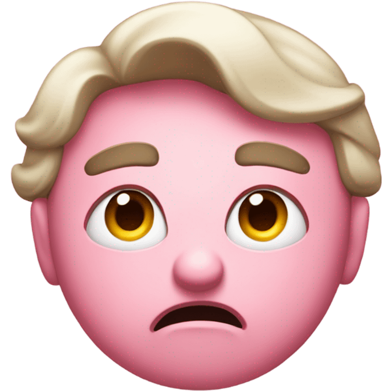 girly pink angry emoji  emoji