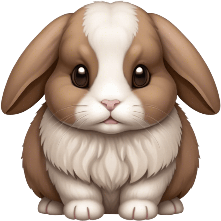 Holland lop bunny emoji