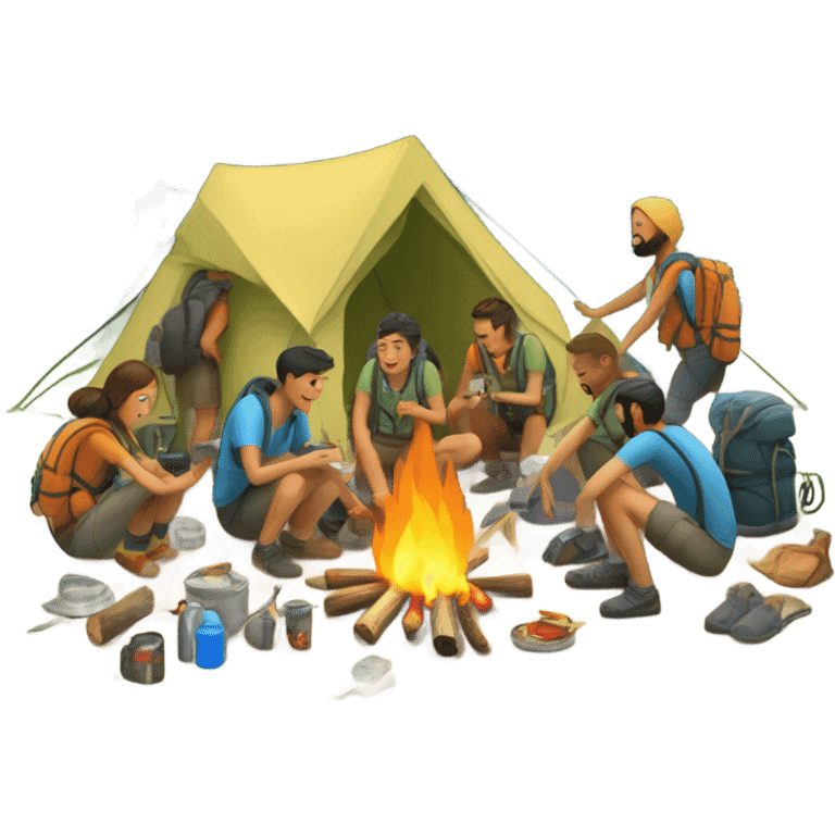 camping emoji