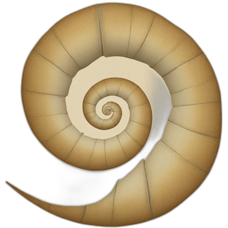 Fibonacci spiral emoji