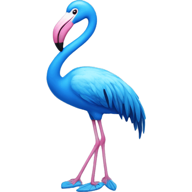 Blue Flamingo emoji