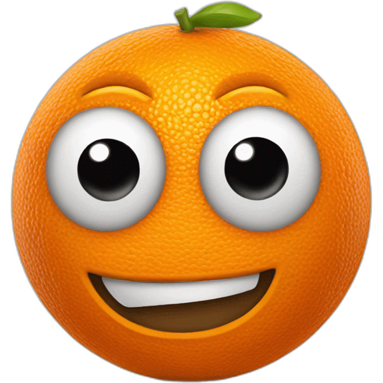 Otto the orange mascot emoji