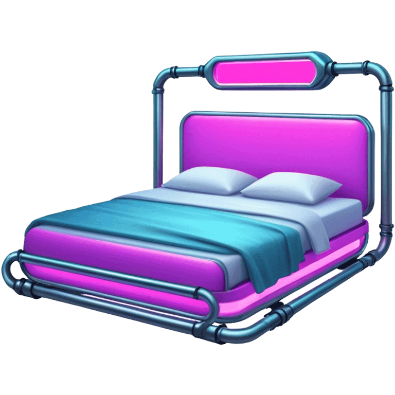 Cyberpunk bed emoji