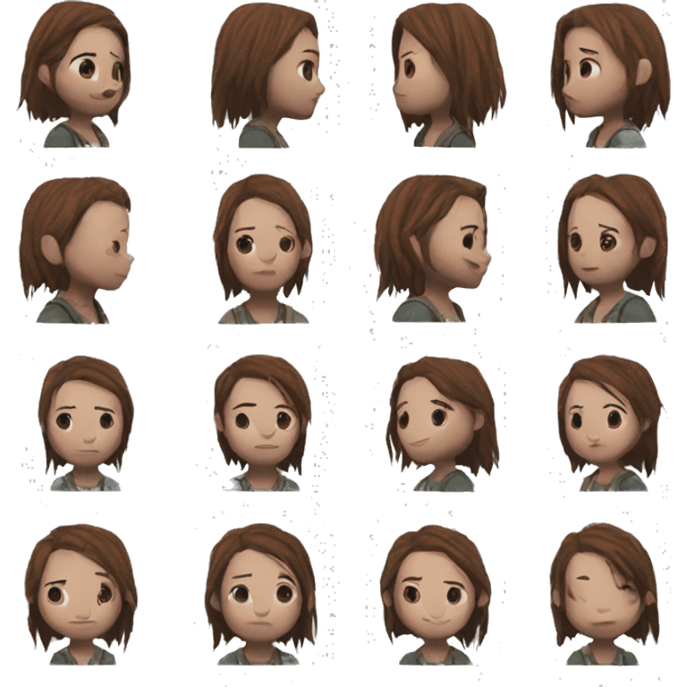 Ellie the last of us Little bit dezoom emoji