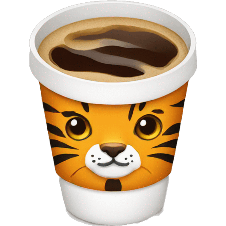 tiger coffee emoji