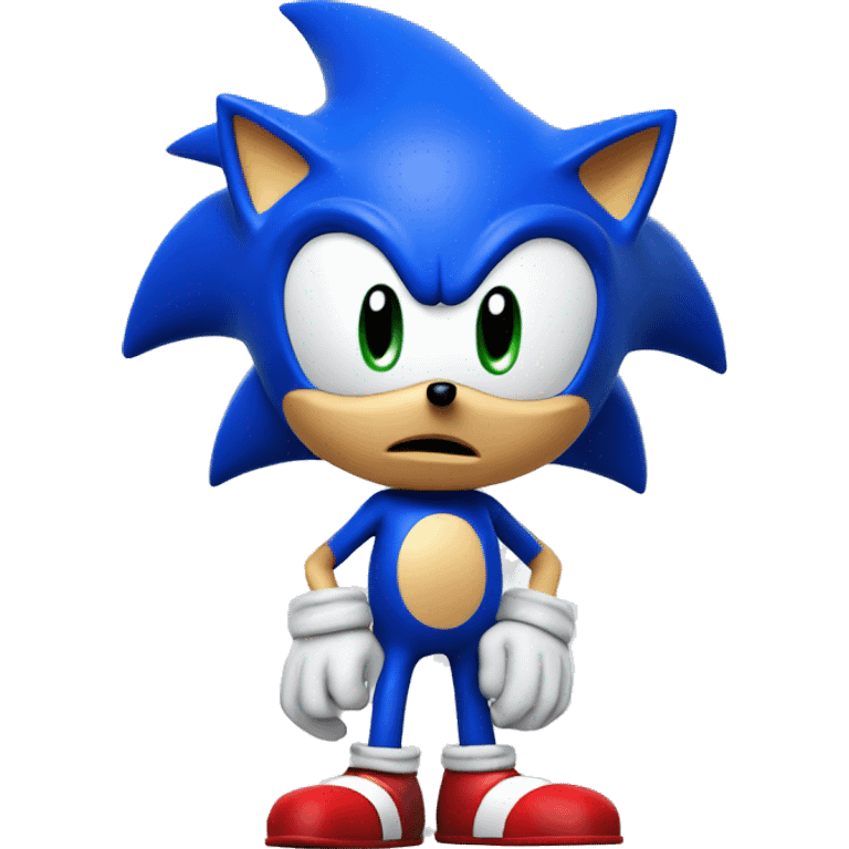 3d Sonic emoji