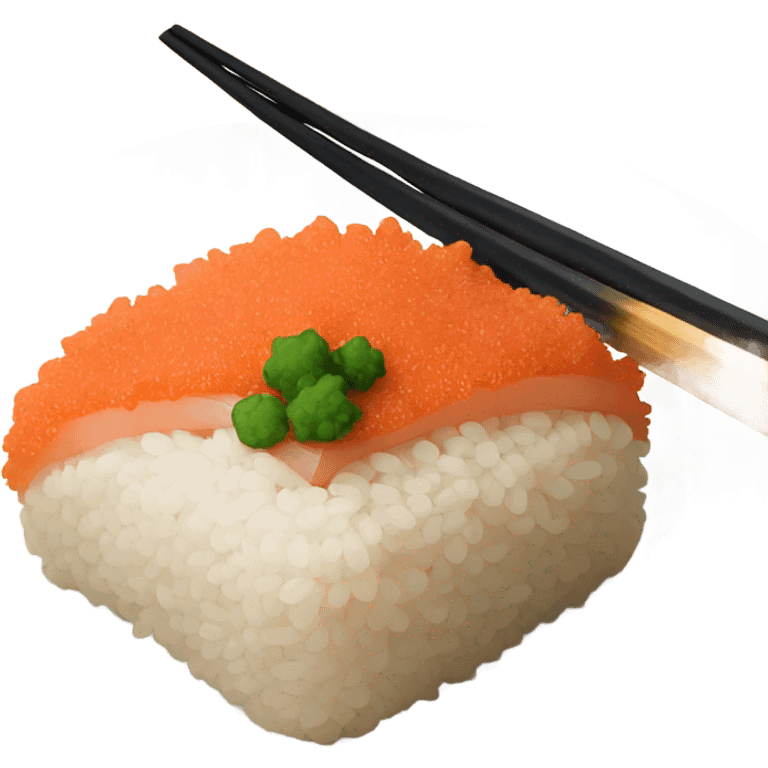 Crispy rice with spicy tuna on top sushi emoji