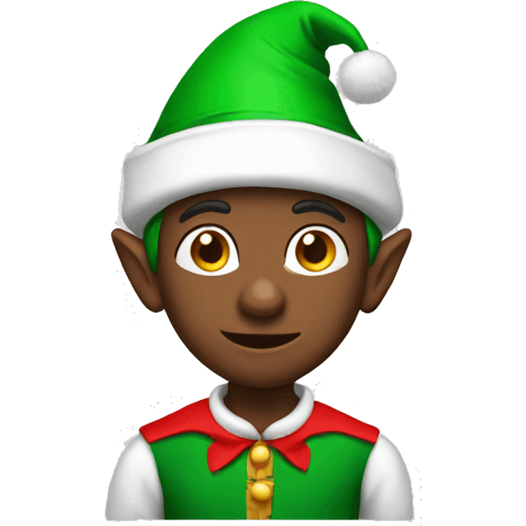 Christmas elf emoji