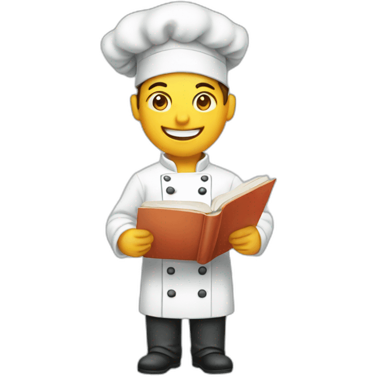 chef cooking book emoji