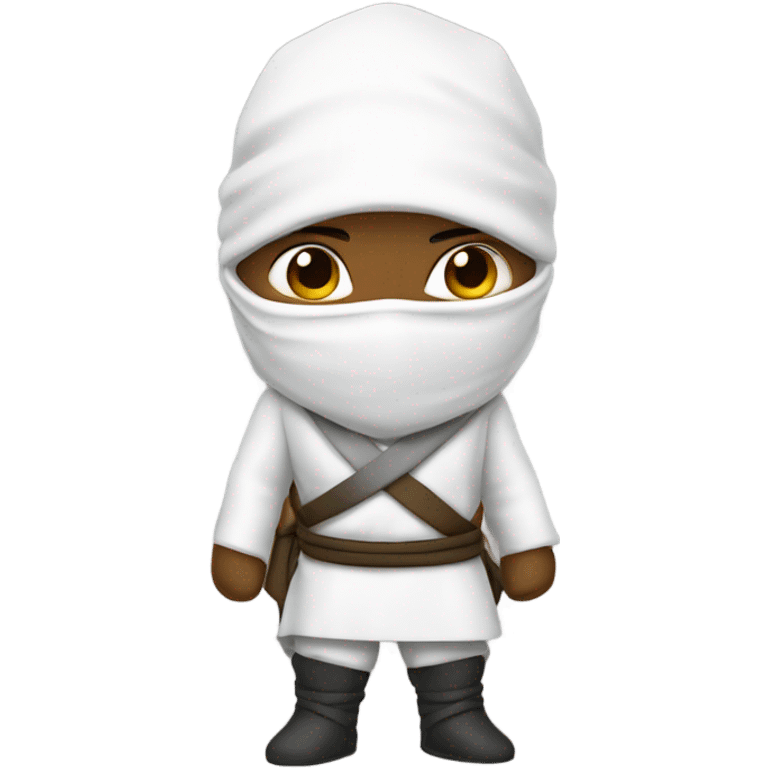 White ninja emoji