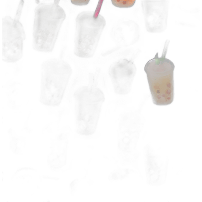 kawaii bubble tea emoji