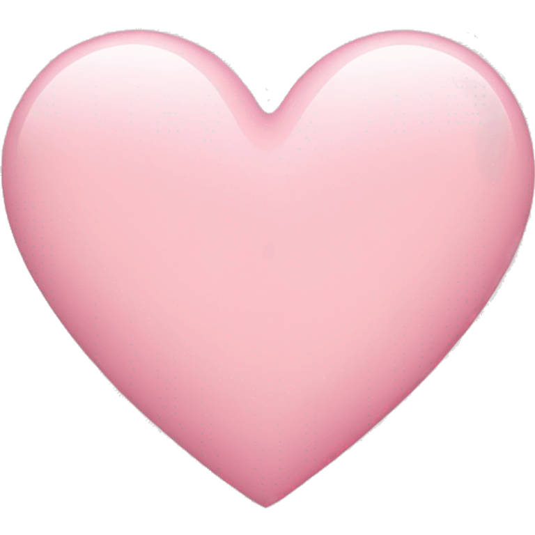 Light pink heart emoji