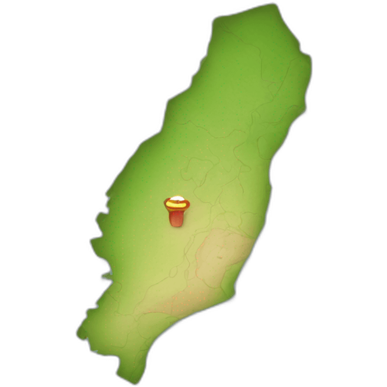 Map of Taiwan emoji