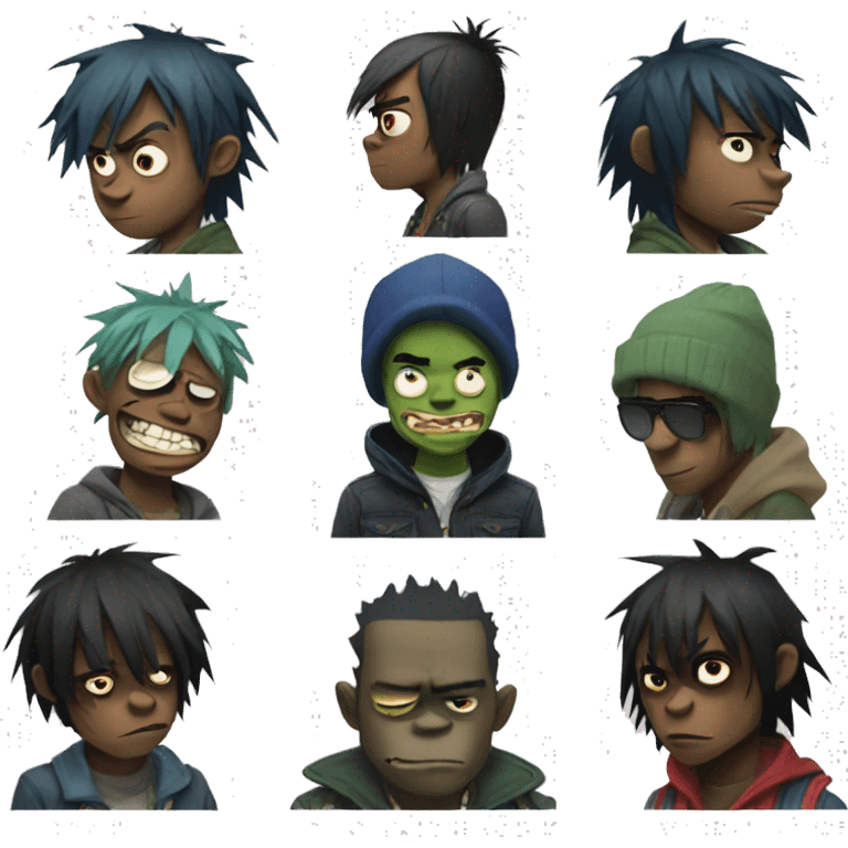 Gorillaz emoji