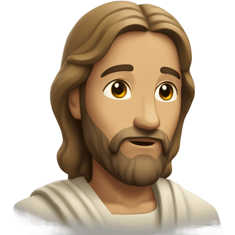 Jesus looking down on us emoji