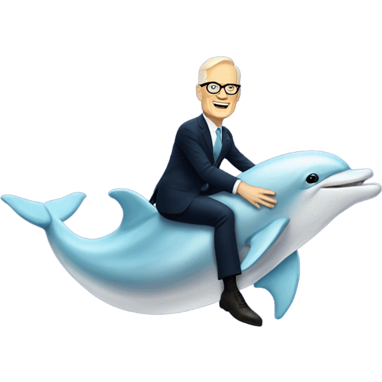 tim gunn on a dolphin emoji