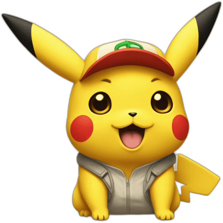 Pikachu doit d'aunneur emoji