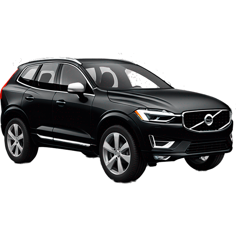 Black Volvo xc60 2024 emoji