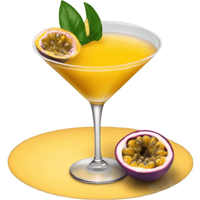 Passion fruit martini emoji