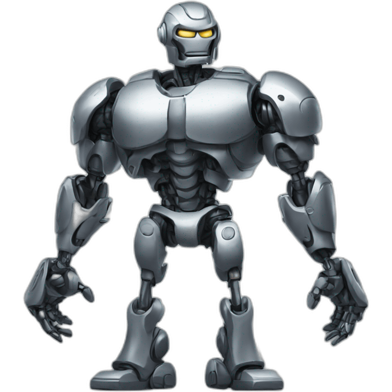 Muscled robot emoji