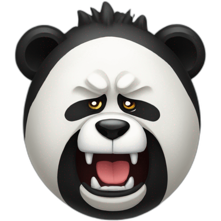 angry panda emoji