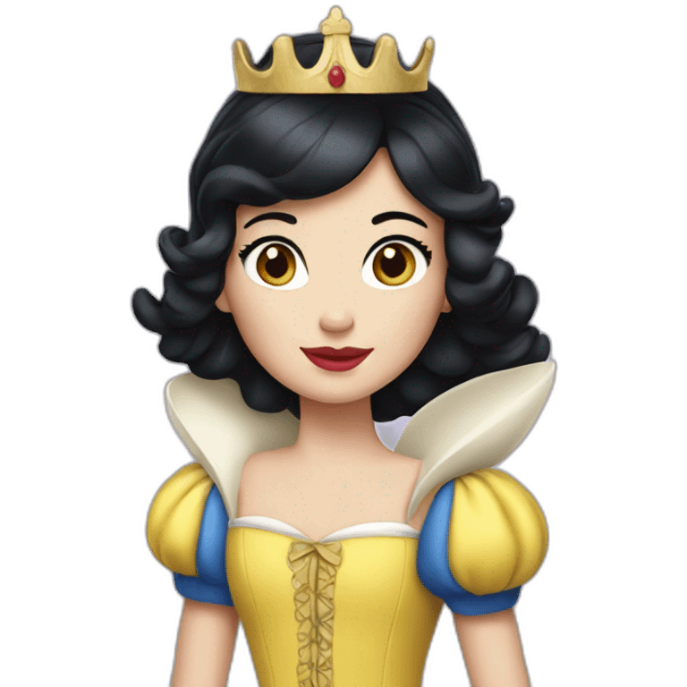 Snow white princess emoji