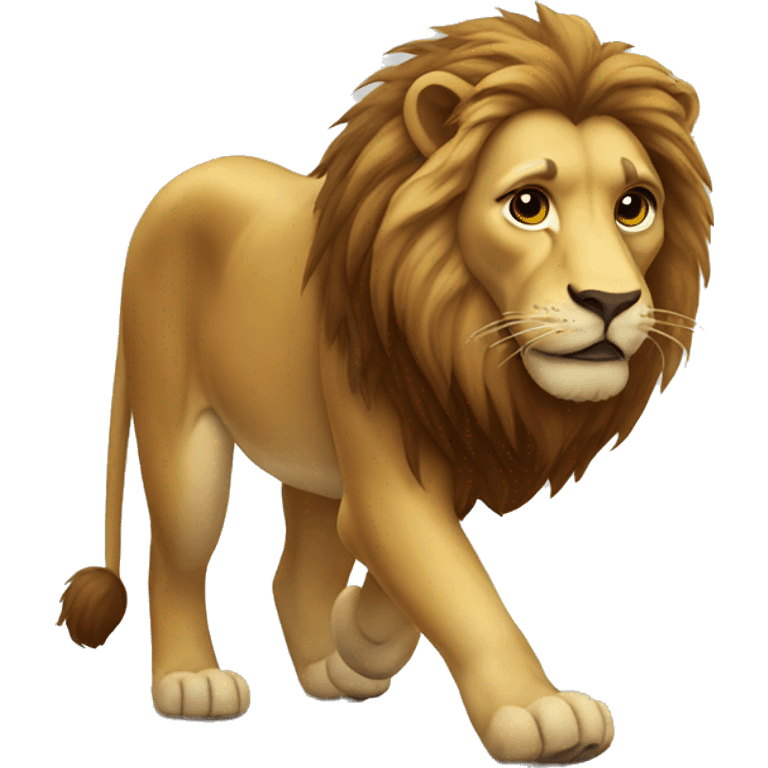 lion walking emoji