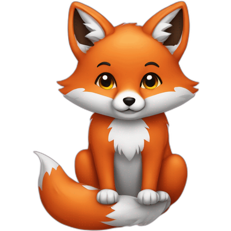 fox in love emoji