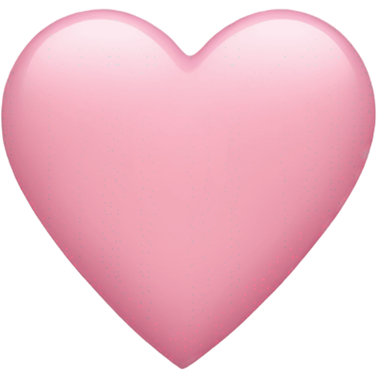 Light pink heart emoji