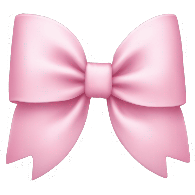 light pink bow emoji