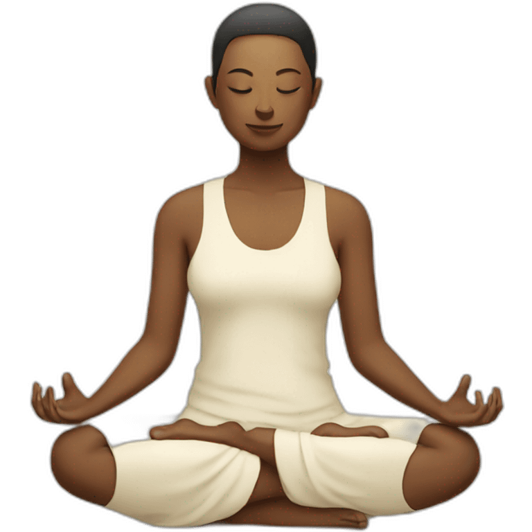 meditation emoji